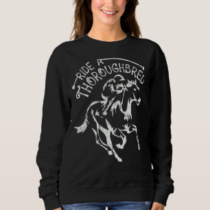 Sudadera Carreras De Caballo Arrugada Propietario De Raza D