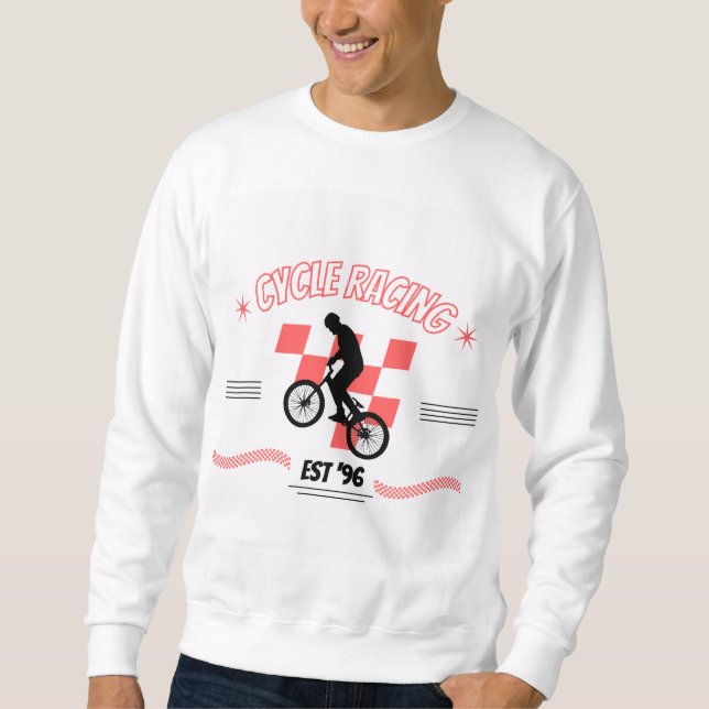Sudadera Carreras de CICLO retro (Anverso)