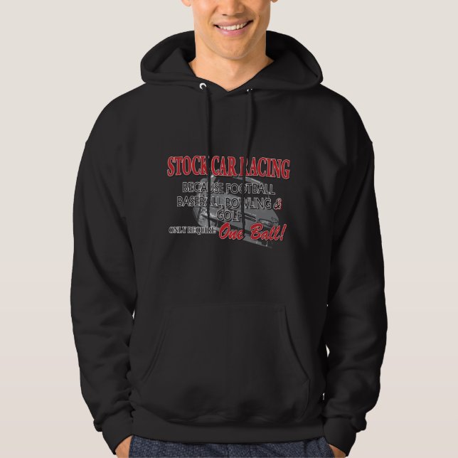 Sudadera Carreras de coches de bolsa (Anverso)