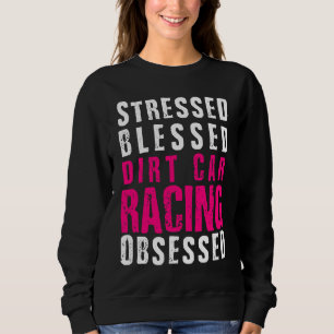 Sudadera Carreras de coches de tierra Cita de carreras de p