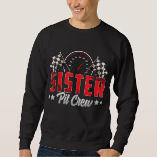 Sudadera Carreras de la fiesta de cumpleaños de Race Car Pi