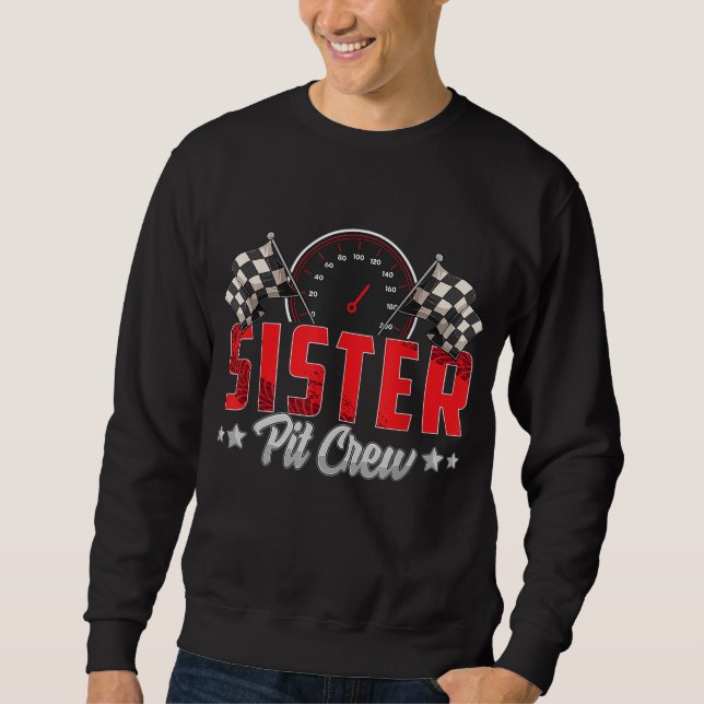Sudadera Carreras de la fiesta de cumpleaños de Race Car Pi (Anverso)