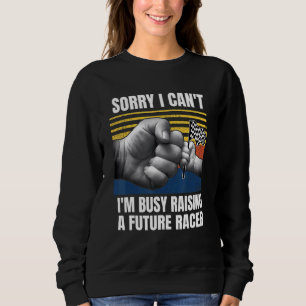 Sudadera Carreras De La Pista Sucia De Los Hombres Perdón P