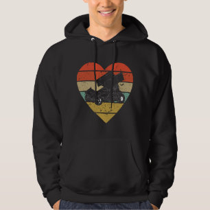 Sudadera Carreras de Sprint Car Diseño Vintage Corazón de C