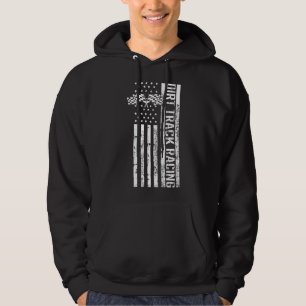 Sudadera Carreras en pista de tierra USA bandera Motocross 