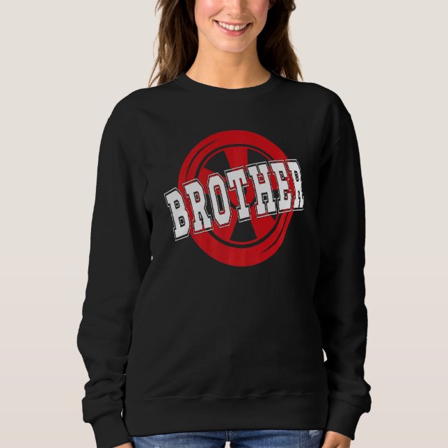 Sudadera Carreras Hermano De Raza Hermano De Un Bro De Raza (Anverso)