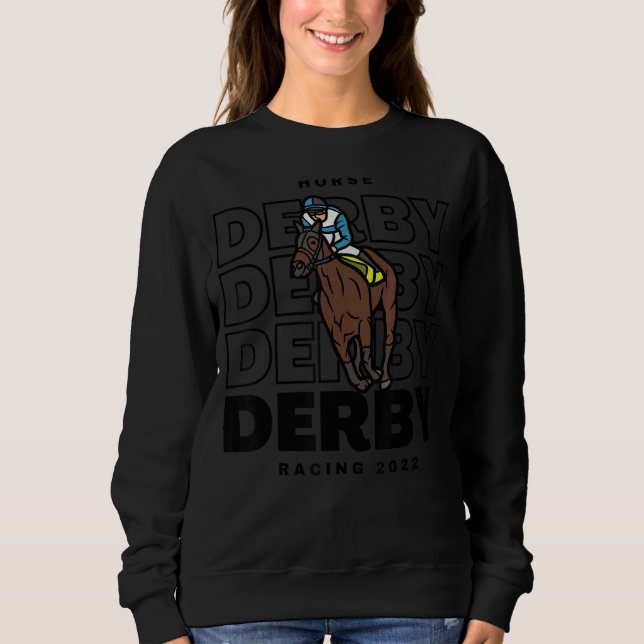 Sudadera Carreras Kentucky 2022 Derby Horse Carreras Derby  (Anverso)