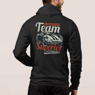 Sudadera Carreras Vintage Car Hoodie - Campeón Superior del
