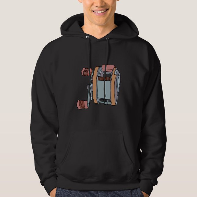 Sudadera Carrete de la pesca (Anverso)