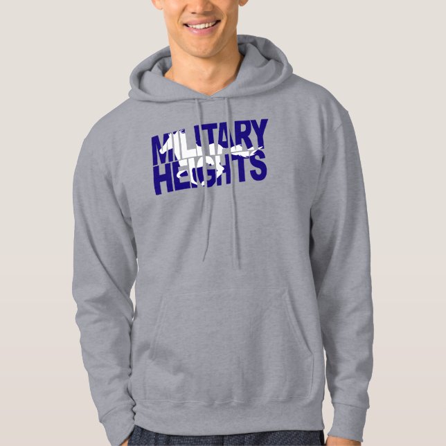 Sudadera Carretera de los Altos Militares Mustangs (Anverso)