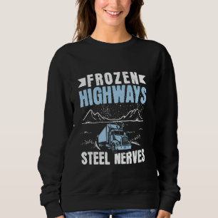 Sudadera Carreteras congeladas Acero Nerves - Camión de Hie