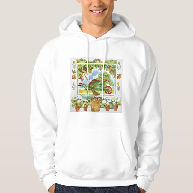 Sudadera Carretilla - anillo 2012 del jardín (Anverso)
