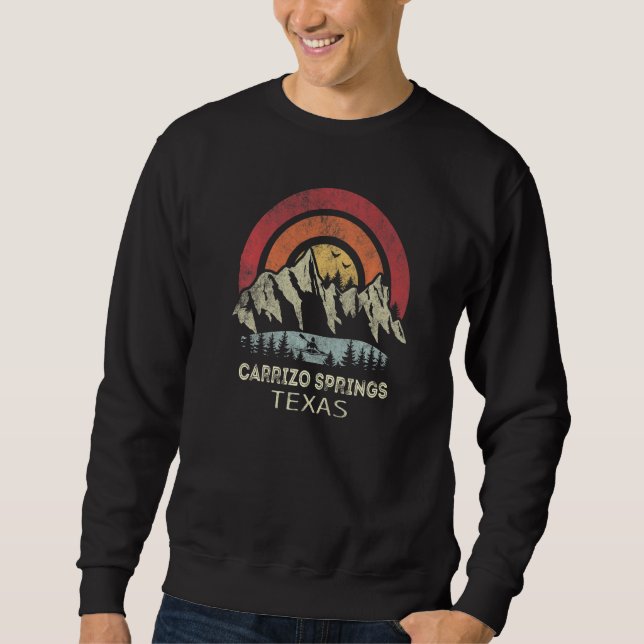 Sudadera Carrizo Springs Texas Mountain Sunset Sunrise Kaya (Anverso)
