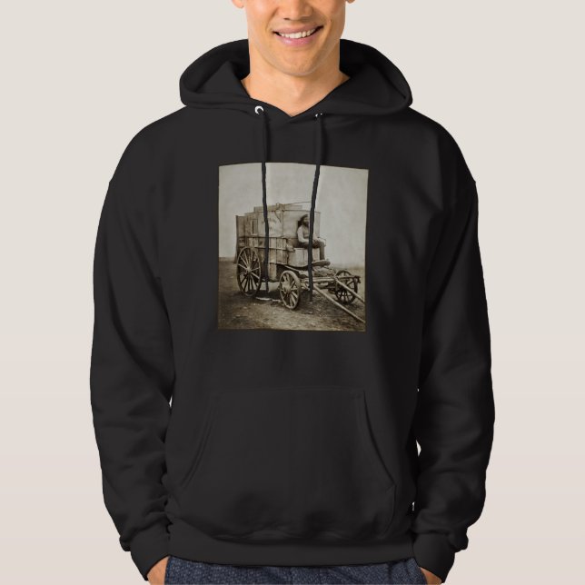 Sudadera Carro de fotografía de Roger Fenton Realismo Fotog (Anverso)