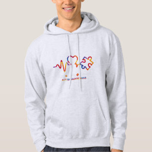 Sudadera Carrojo clamoroso, amor, aceptación, autismo, guer