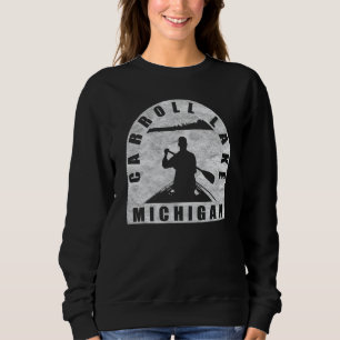 Sudadera Carroll Lake Canoeing Michigan