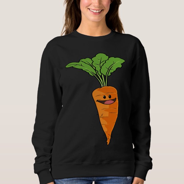 Sudadera Carrot kids garden  vegan vegetarian (Anverso)