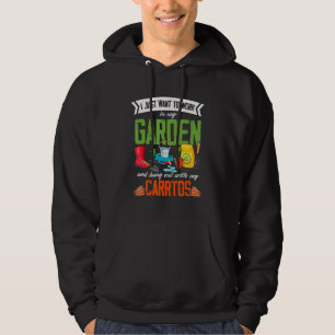 Sudadera Carrot Vegan Gardening Garden Gardener Vegetables