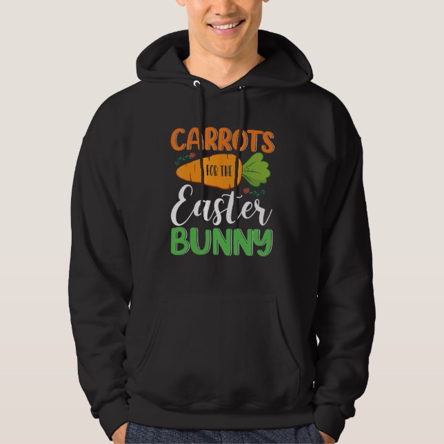 Sudadera Carrots For The Easter Bunny Eggs Hunt Carrot Rabb (Anverso)