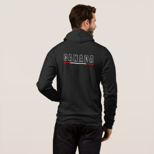Sudadera Carta de arte canadiense sencilla y moderna