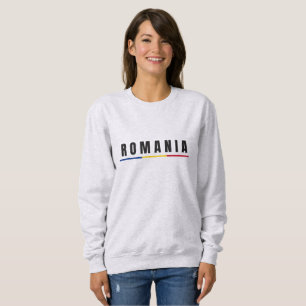 Sudadera Carta de arte rumana moderna simple recuerdo