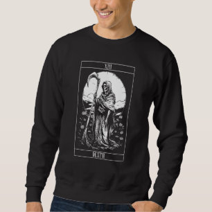 Sudadera Carta de Tarot de la Muerte con la Parca   Ocultis