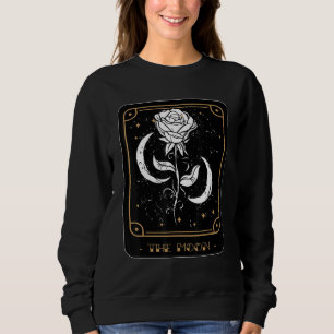 Sudadera Carta de Tarot de Luna de Rosa Adivino Oculto Míst
