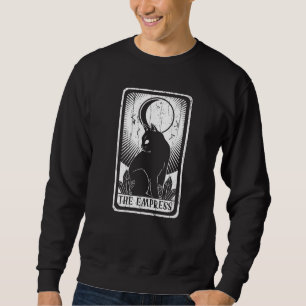 Sudadera Carta de Tarot del Gato de la Luna Emperatriz Paga