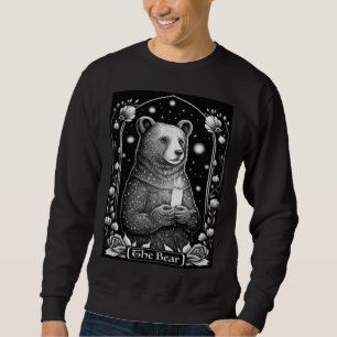 Sudadera Carta de Tarot El Oso Oso Grizzly Lindo Ocultista