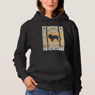Sudadera Carta de Tarot El Perro Pomerania Gala Espacial Ce