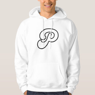 Sudadera Carta P: Diseño para el estilo de identidad person
