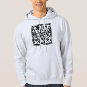 Sudadera Carta V Monograma medieval Art Nouveau