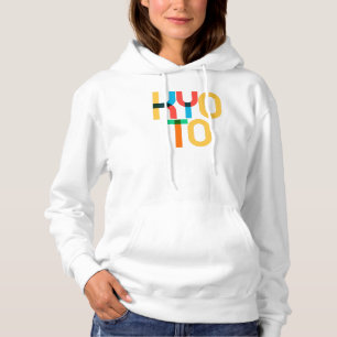 Sudadera Cartas de arte pop de Kioto Japón