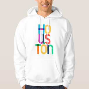 Sudadera Cartas de arte pop de los Estados Unidos de Housto