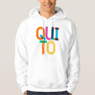 Sudadera Cartas de arte pop de Quito Ecuador