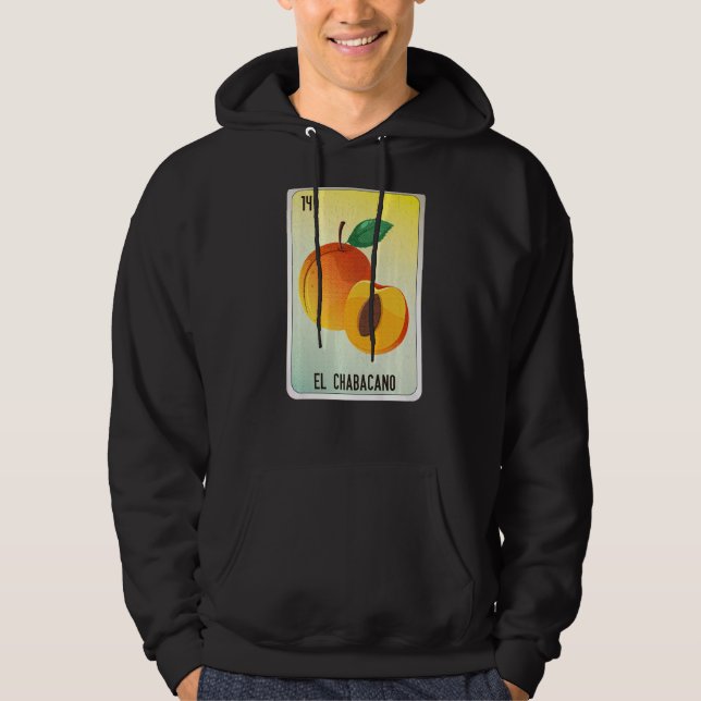 Sudadera Cartas de bingo de jerga mexicana de canto (Anverso)