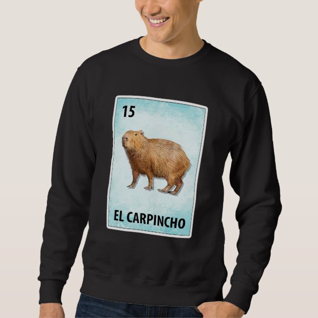 Sudadera Cartas de Capibara mexicano de El Carpincho 1 (Anverso)