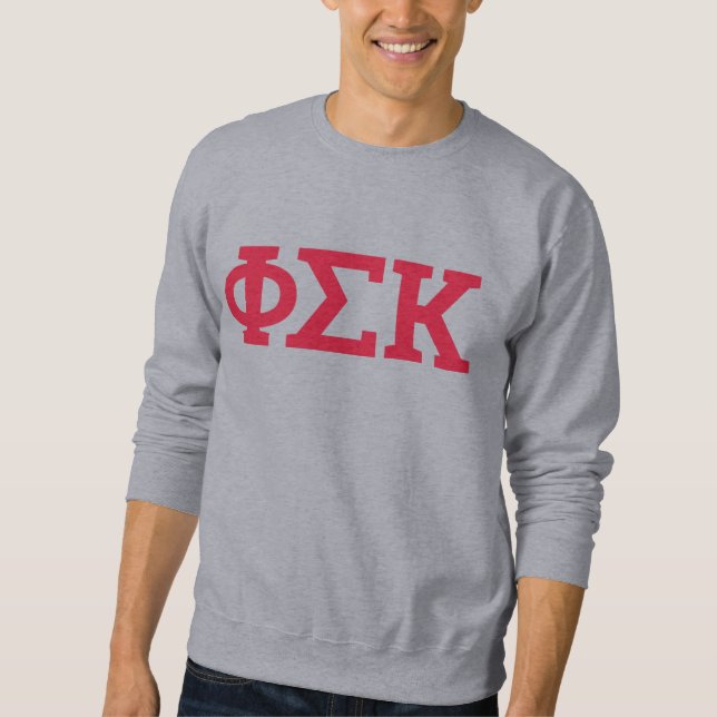 Sudadera Cartas de Phi Sigma Kappa (Anverso)