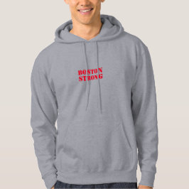 Sudadera Cartas rojas "Boston Strong" Hoodie Sweatshirt