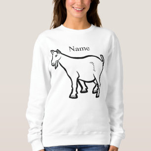 Sudadera Cartel de cabra animal Thunder_Cove