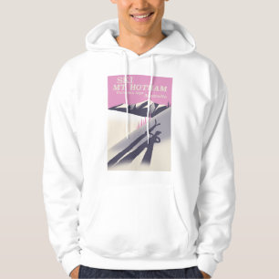 Sudadera Cartel de esquí de Mt. Hotham, Alpes victorianos.