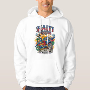 Sudadera Cartel de estilo de las naciones del delantero esq