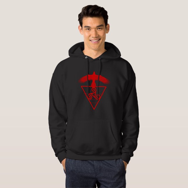 Sudadera Cartel de Morrigan Black Hoddie (Anverso completo)