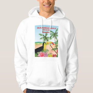Sudadera Cartel de viaje a Mammee Bay Beach Jamaica