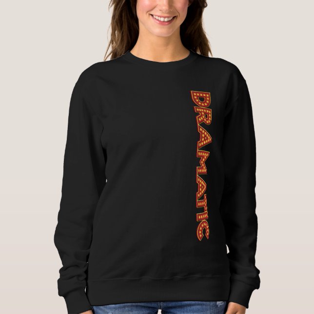 Sudadera Cartelera Dramática Teatro Geek (Anverso)