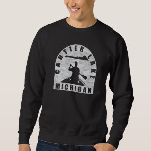 Sudadera Cartier Lake Canoeing Michigan