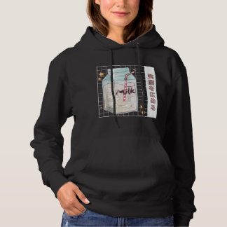 Sudadera Cartón De Leche De Kawaii Aesthet Japonés De Vapor