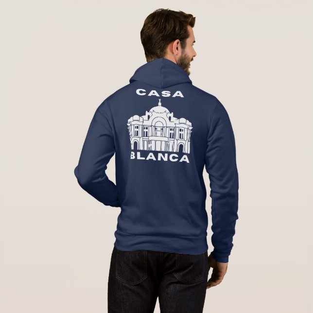 Sudadera Casa Blanca, Casa Blanca (Reverso completo)