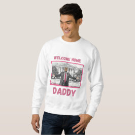 Sudadera Casa Blanca Patriótica bienvenida a casa papi trum