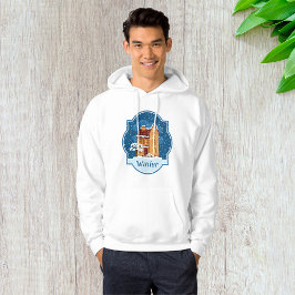 Sudadera Casa De Invierno En La Nieve